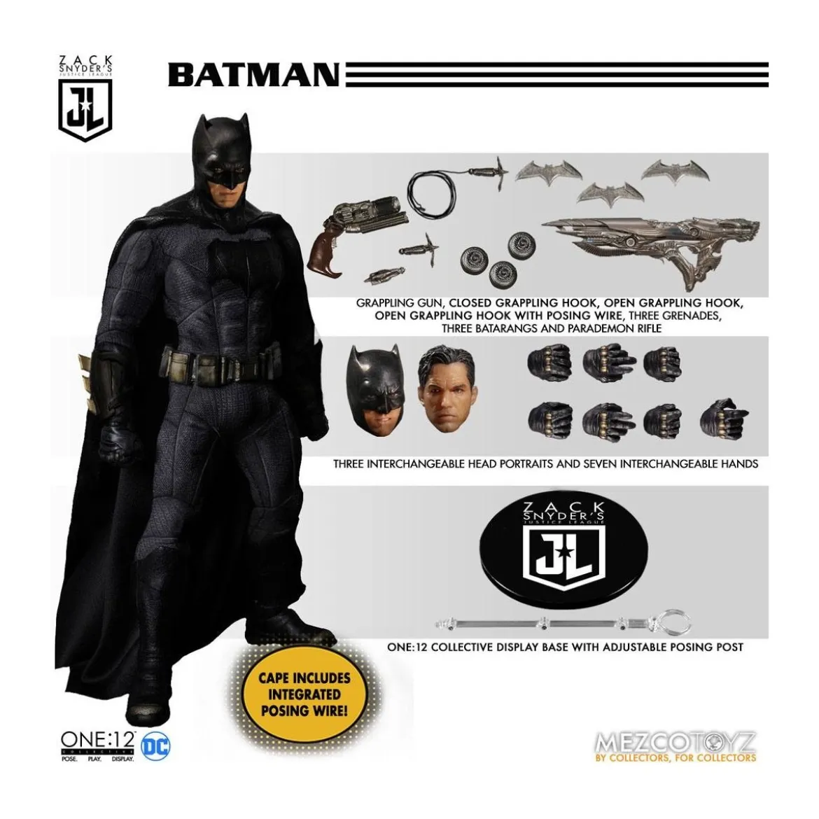 Mezco One 12 - DC Comics - Zack Snyder's Justice League 1/12 Deluxe Steel Box Set