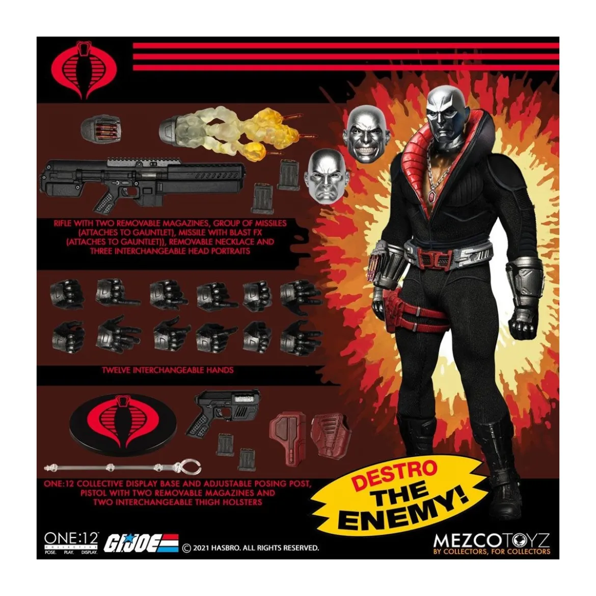 Mezco One 12 - Destro - G.I.Joe
