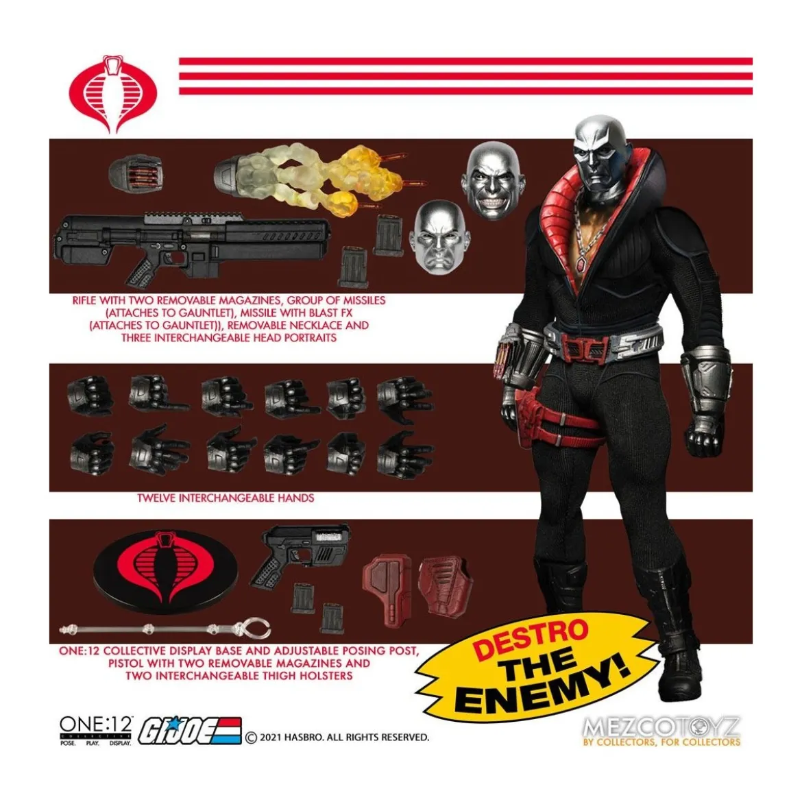 Mezco One 12 - Destro - G.I.Joe