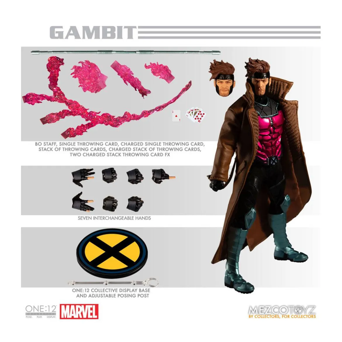 Mezco One 12 - Marvel Gambit