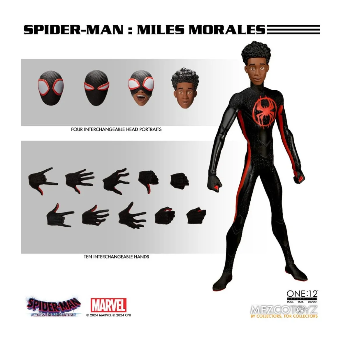 Mezco One 12 - Miles Morales - Marvel Across the Spider-Verse