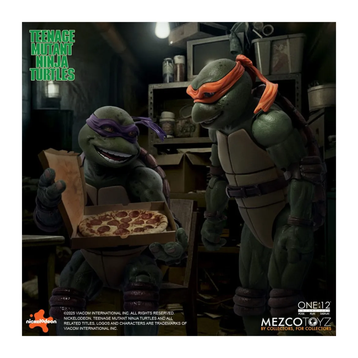 Mezco One 12 - Teenage Mutant Ninja Turtles (1990 Movie) Set de 4 figurines - TMNT - Tortues Ninja