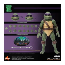 Mezco One 12 - Teenage Mutant Ninja Turtles (1990 Movie) Set de 4 figurines - TMNT - Tortues Ninja