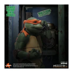 Mezco One 12 - Teenage Mutant Ninja Turtles (1990 Movie) Set de 4 figurines - TMNT - Tortues Ninja