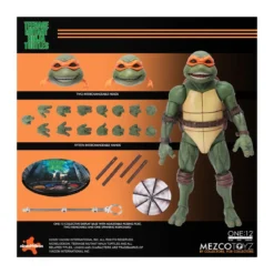 Mezco One 12 - Teenage Mutant Ninja Turtles (1990 Movie) Set de 4 figurines - TMNT - Tortues Ninja
