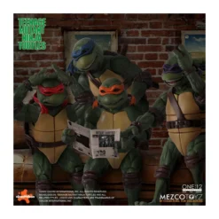 Mezco One 12 - Teenage Mutant Ninja Turtles (1990 Movie) Set de 4 figurines - TMNT - Tortues Ninja
