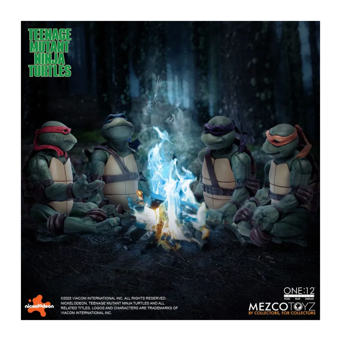 Mezco One 12 - Teenage Mutant Ninja Turtles (1990 Movie) Set de 4 figurines - TMNT - Tortues Ninja