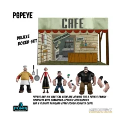 Mezco 5 Points - Popeye Deluxe Boxed Set