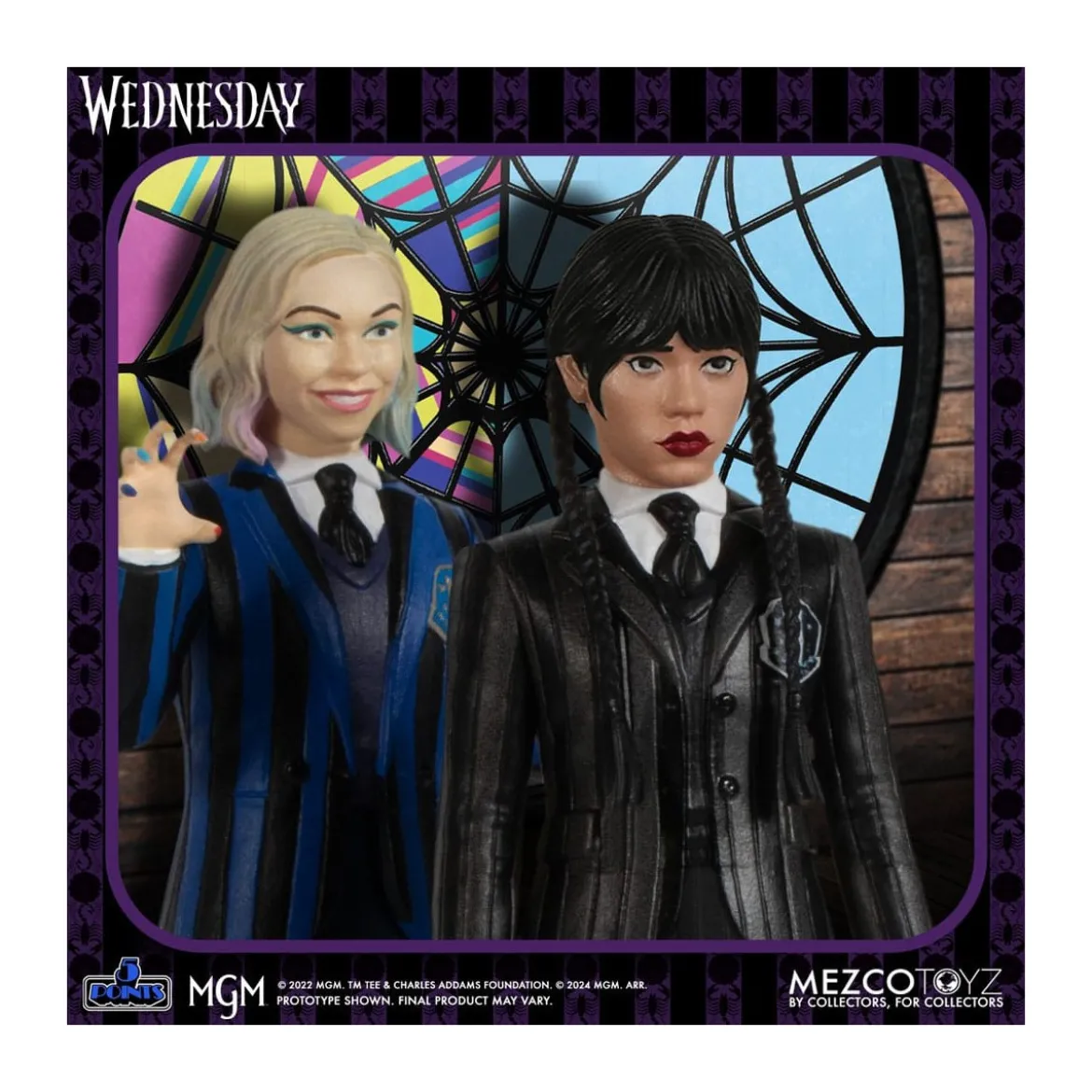 Mezco 5 Points - Wednesday & Enid Boxed Set - Wednesday