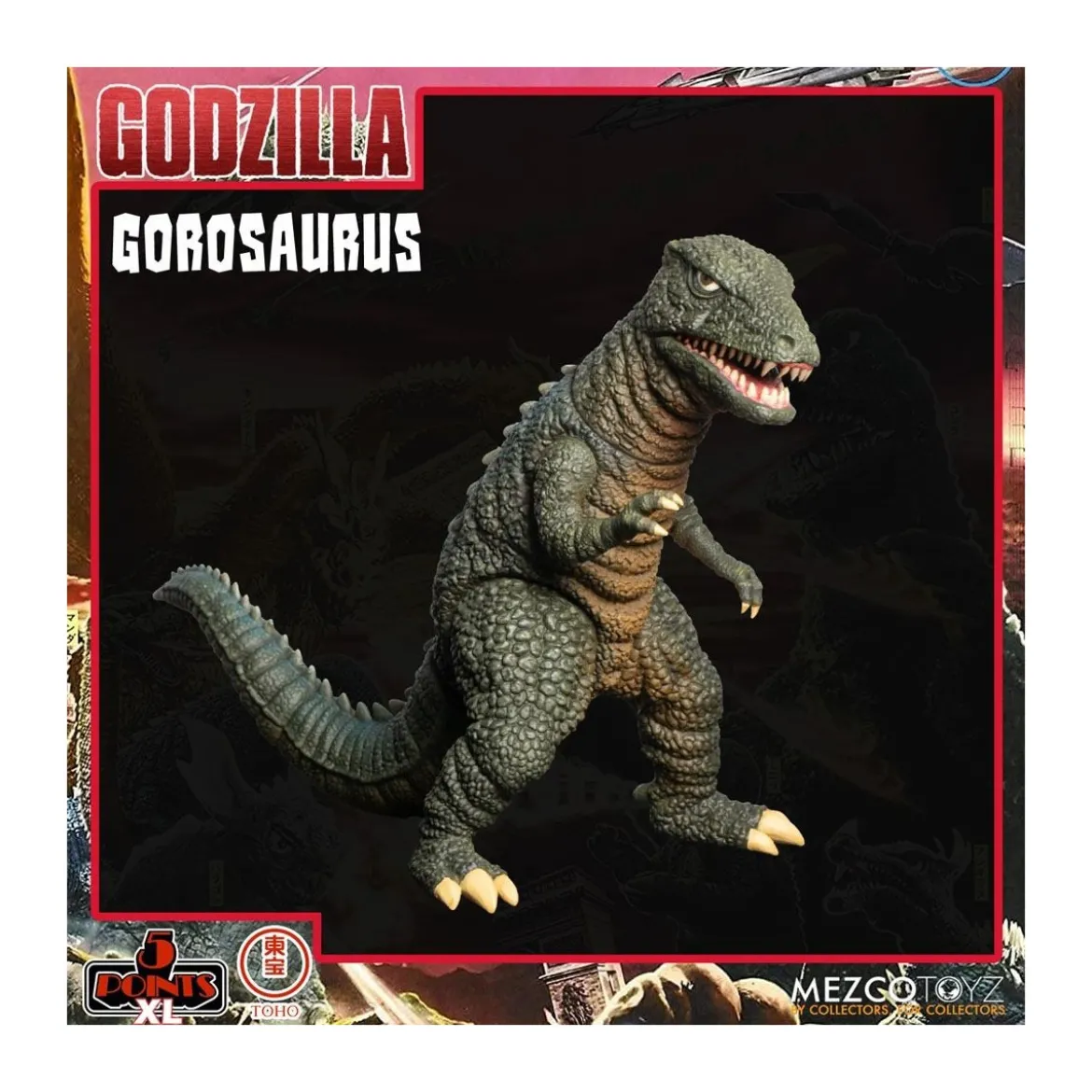 Mezco 5 Points XL Deluxe Box Set Round 2 - Godzilla : Les envahisseurs attaquent