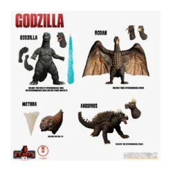 Mezco 5 Points XL Deluxe Box Set Round 1 - Godzilla : Les envahisseurs attaquent