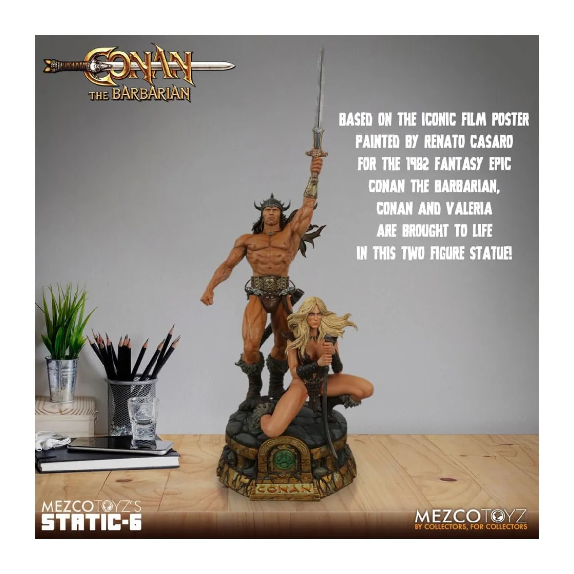 Mezco - Static 6 - Conan the Barbarian (1982) 1/6 statue