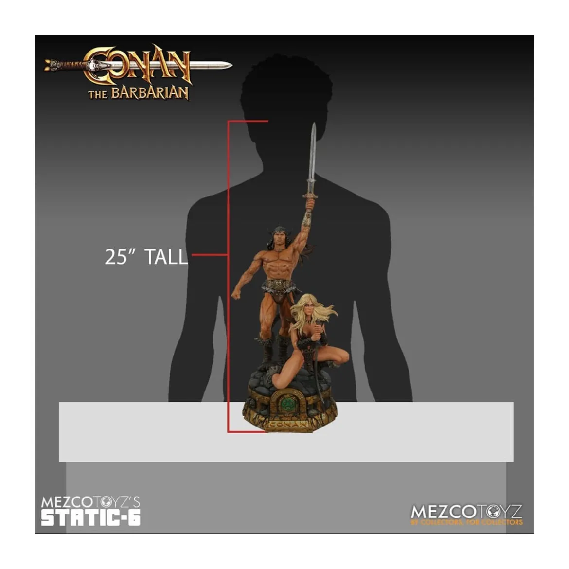 Mezco - Static 6 - Conan the Barbarian (1982) 1/6 statue