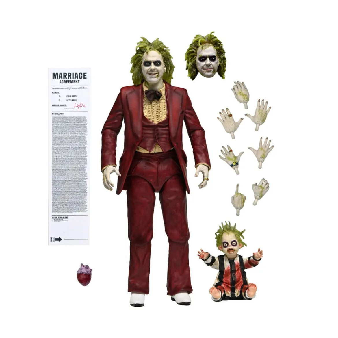 Neca BeetleJuice Beetlejuice - Ultimate Red Tuxedo Beetlejuice