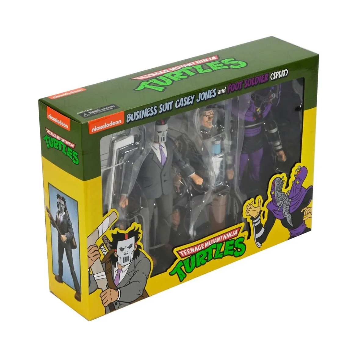 NECA - Business Suit Casey Jones & Split Foot Soldier - TMNT Cartoon