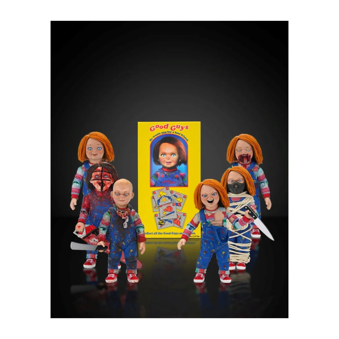 Neca Chucky TV serie - Assortiment Blind Box Good Guy Series 1 - 12 figurines