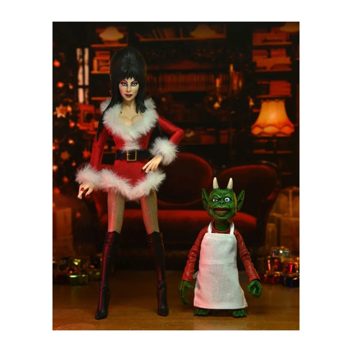 Neca - Elvira Mistress of the Dark - Very Scary Xmas Elvira Retro Cloth