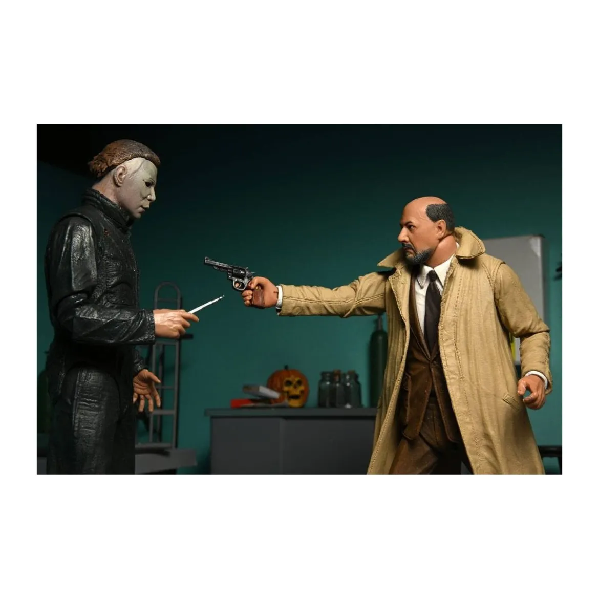 Neca Halloween 2 - Ultimate Michael Myers & Dr Loomis pack 2 figurines