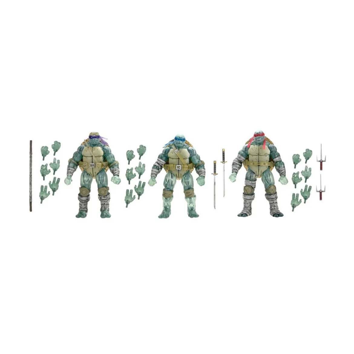 NECA - IDW Comics - Ghost Brothers 3 pack - The Last Ronin - TMNT