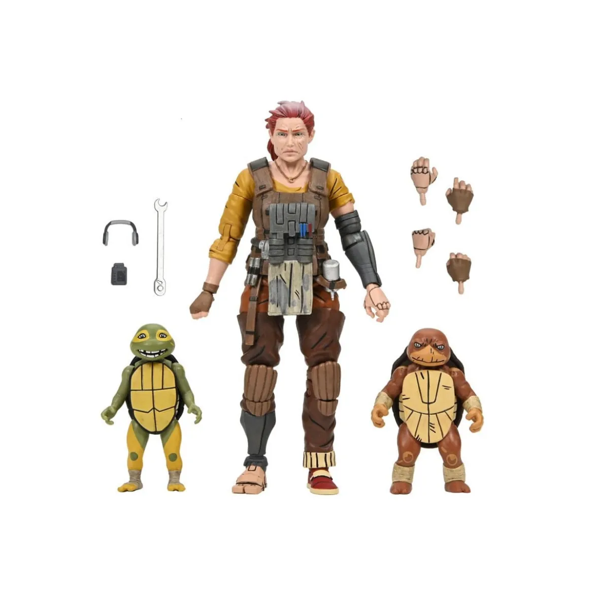 NECA - IDW Comics - Grammy April with Baby Yi & Moja - The Last Ronin The Lost Years - TMNT