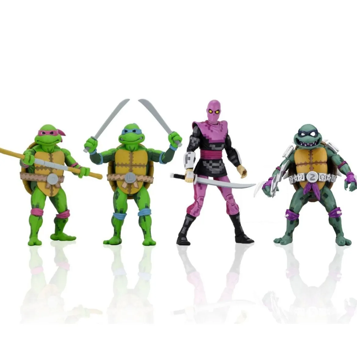 Neca Les Tortues ninja: Turtles in Time série 1 Set complet