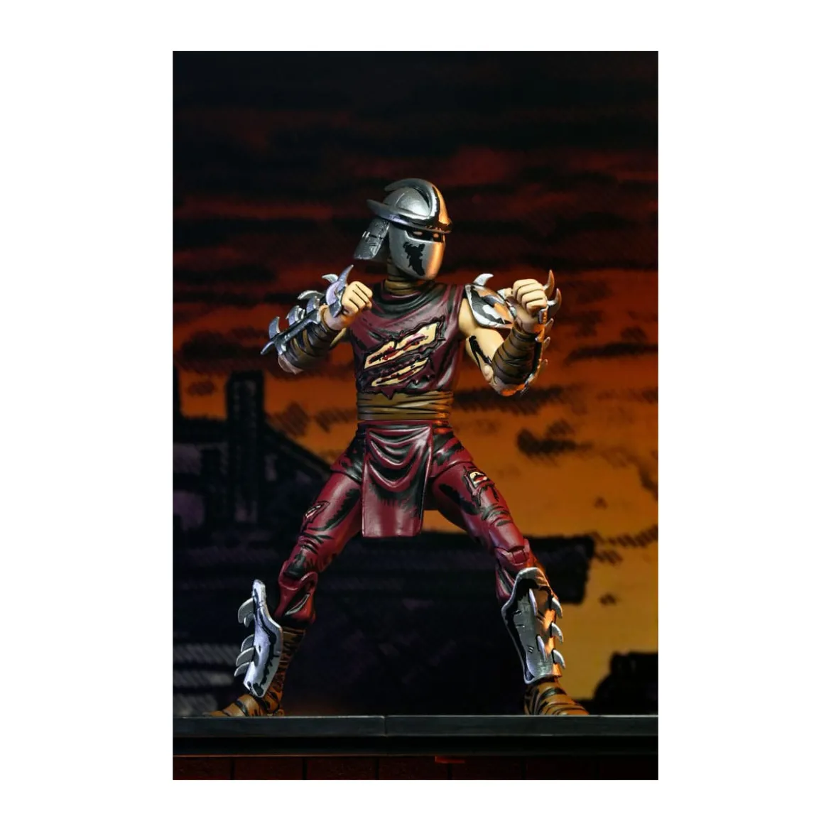 NECA - Mirage Comics - BATTLE DAMAGED SHREDDER (Classic Colors) - TMNT - Teenage Mutant Ninja Turtles