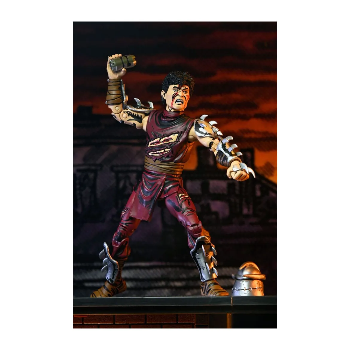NECA - Mirage Comics - BATTLE DAMAGED SHREDDER (Classic Colors) - TMNT - Teenage Mutant Ninja Turtles