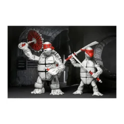 NECA - Mirage Comics - Black and White First Turtles - TMNT - Teenage Mutant Ninja Turtles