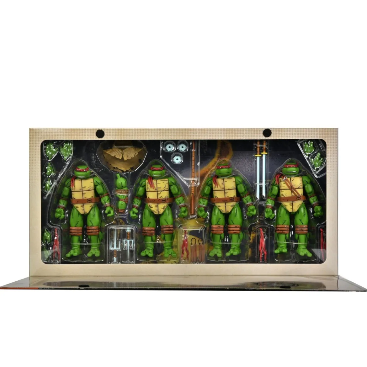 NECA - Mirage Comics - LEONARDO, RAPHAEL, MICHELANGELO & DONATELLO SET - TMNT