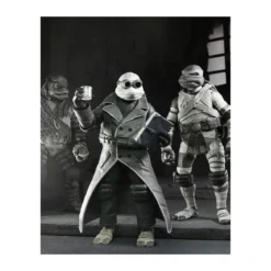 NECA - Pack 4 figurines Turtles Black & White - Universal Monsters x TMNT