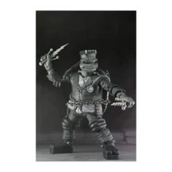 NECA - Pack 4 figurines Turtles Black & White - Universal Monsters x TMNT