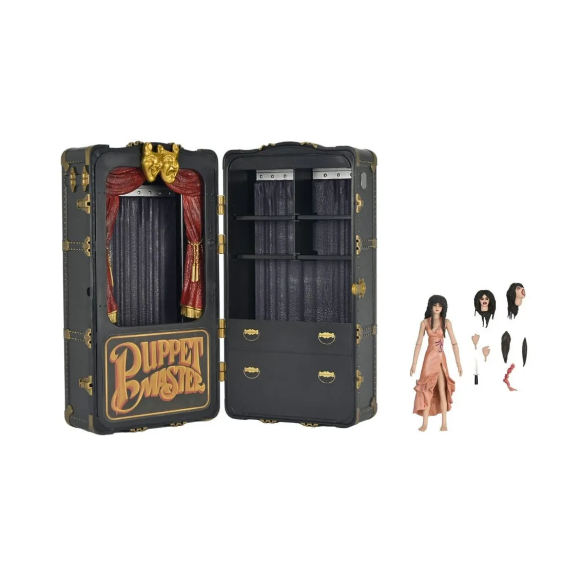 Neca - Puppet Master - Toulon's Puppet Case & Leech Woman