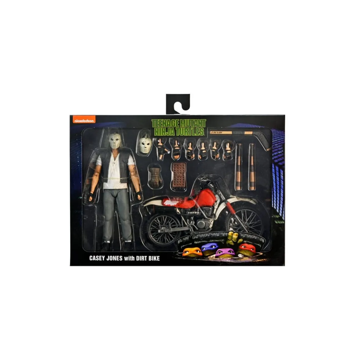 Neca - TMNT - Casey Jones with Dirt Bike - Teenage Mutant Ninja Turtles - Les Tortues Ninja - The Movie