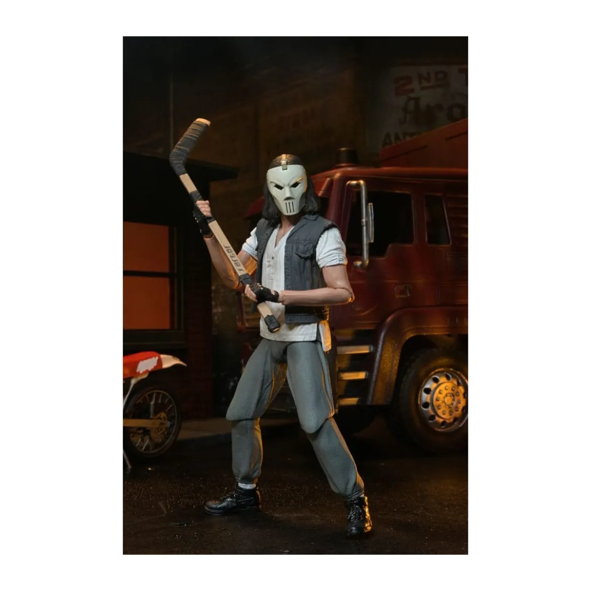 Neca - TMNT - Casey Jones with Dirt Bike - Teenage Mutant Ninja Turtles - Les Tortues Ninja - The Movie