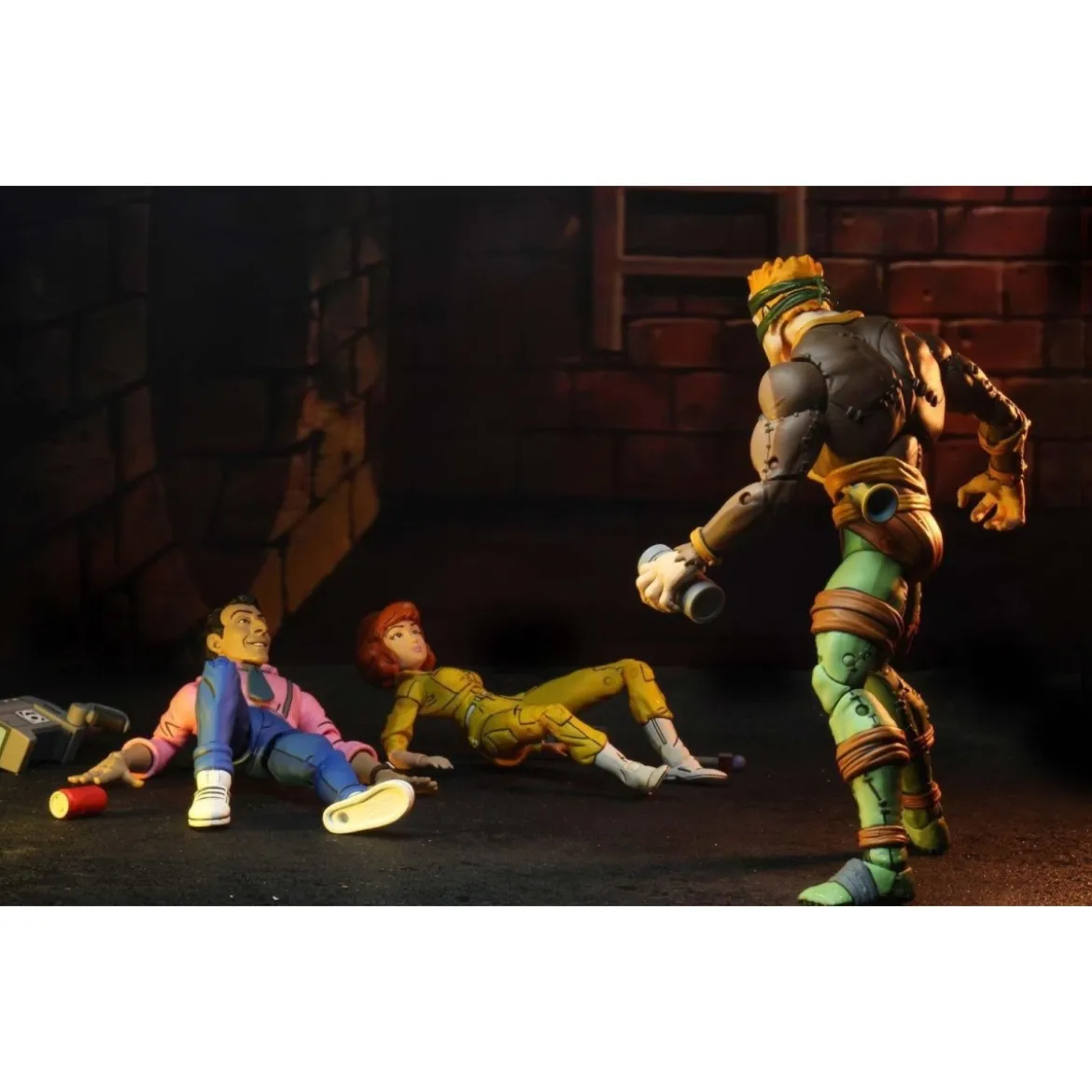 Neca - TMNT - Les Tortues Ninja - Pack 2 figurines Rat King & Vernon