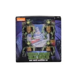Neca - TMNT - Teenage Mutant Ninja Turtles - Les Tortues Ninja - Pack des 4 bébés tortues - Baby Turtles