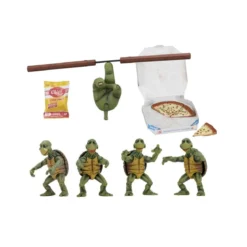 Neca - TMNT - Teenage Mutant Ninja Turtles - Les Tortues Ninja - Pack des 4 bébés tortues - Baby Turtles