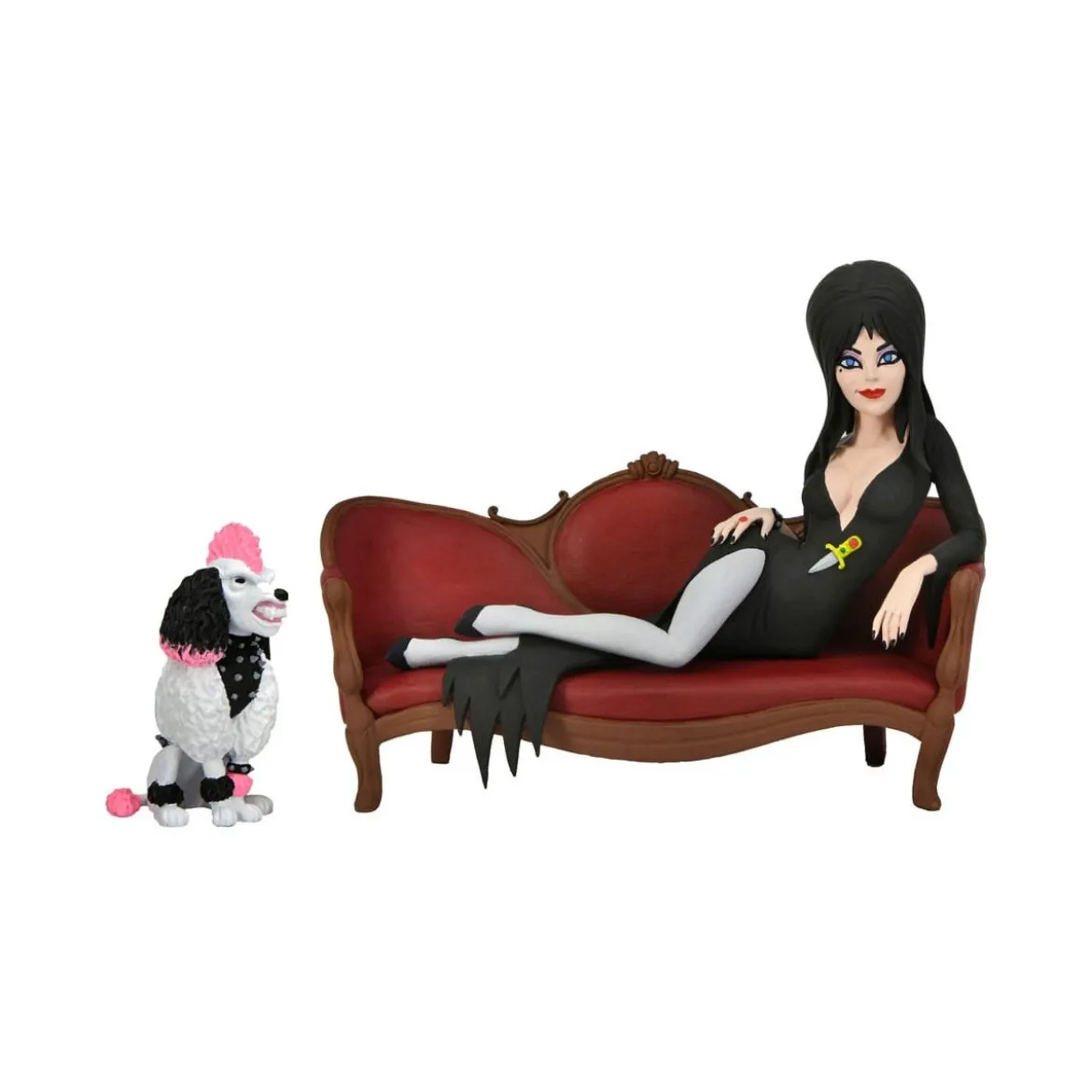 Neca - Toony Terrors - Elvira on Couch - Elvira
