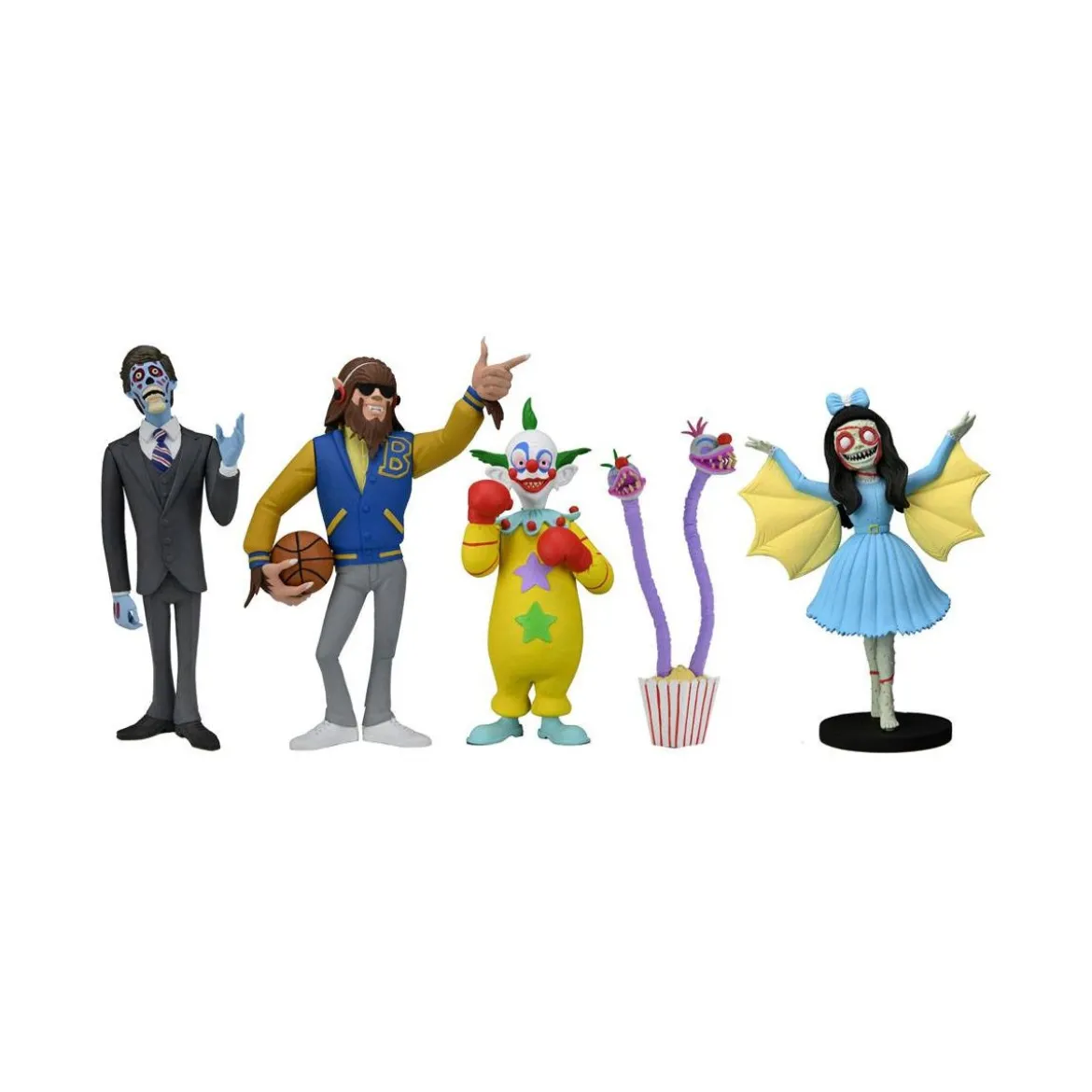 Neca - Toony Terrors - Shorty - Ghouliana - Teen Wolf - Alien in suit - Serie 7
