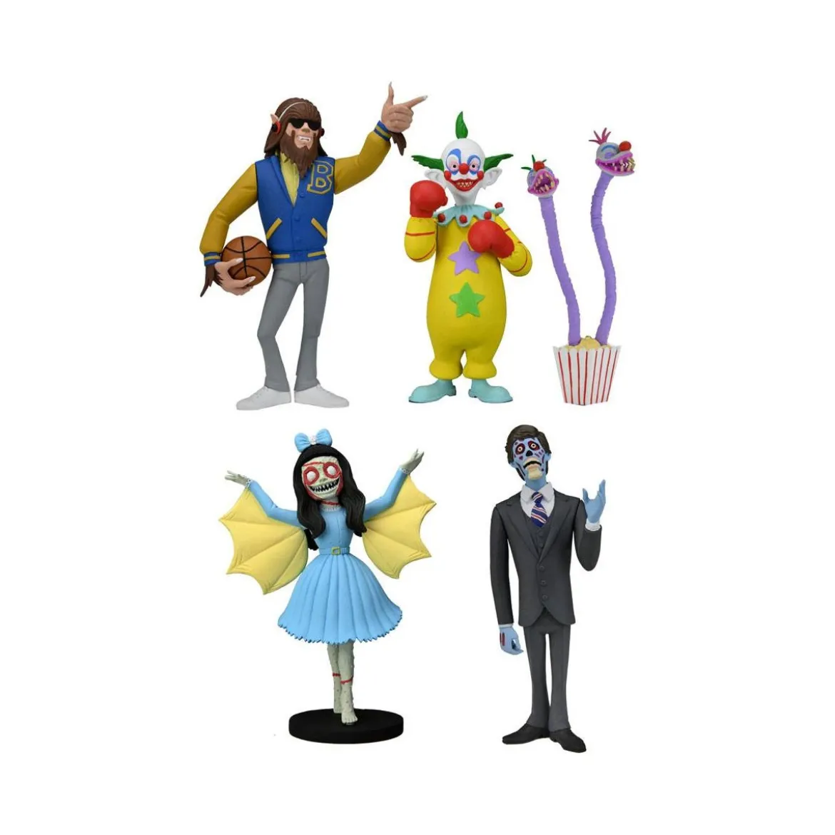 Neca - Toony Terrors - Shorty - Ghouliana - Teen Wolf - Alien in suit - Serie 7