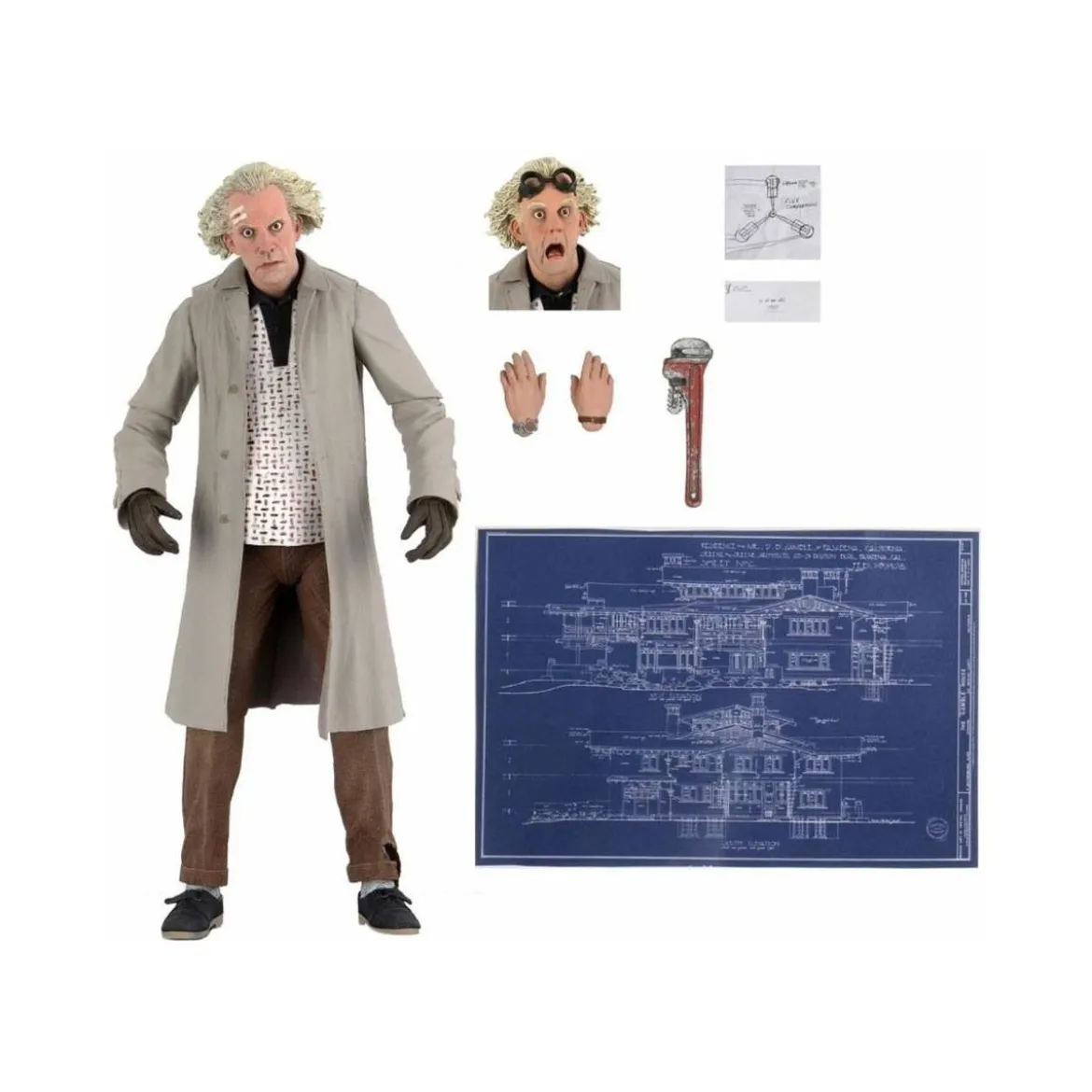 Neca - Ultimate Doc Brown 1955 1/12 - Retour vers le futur