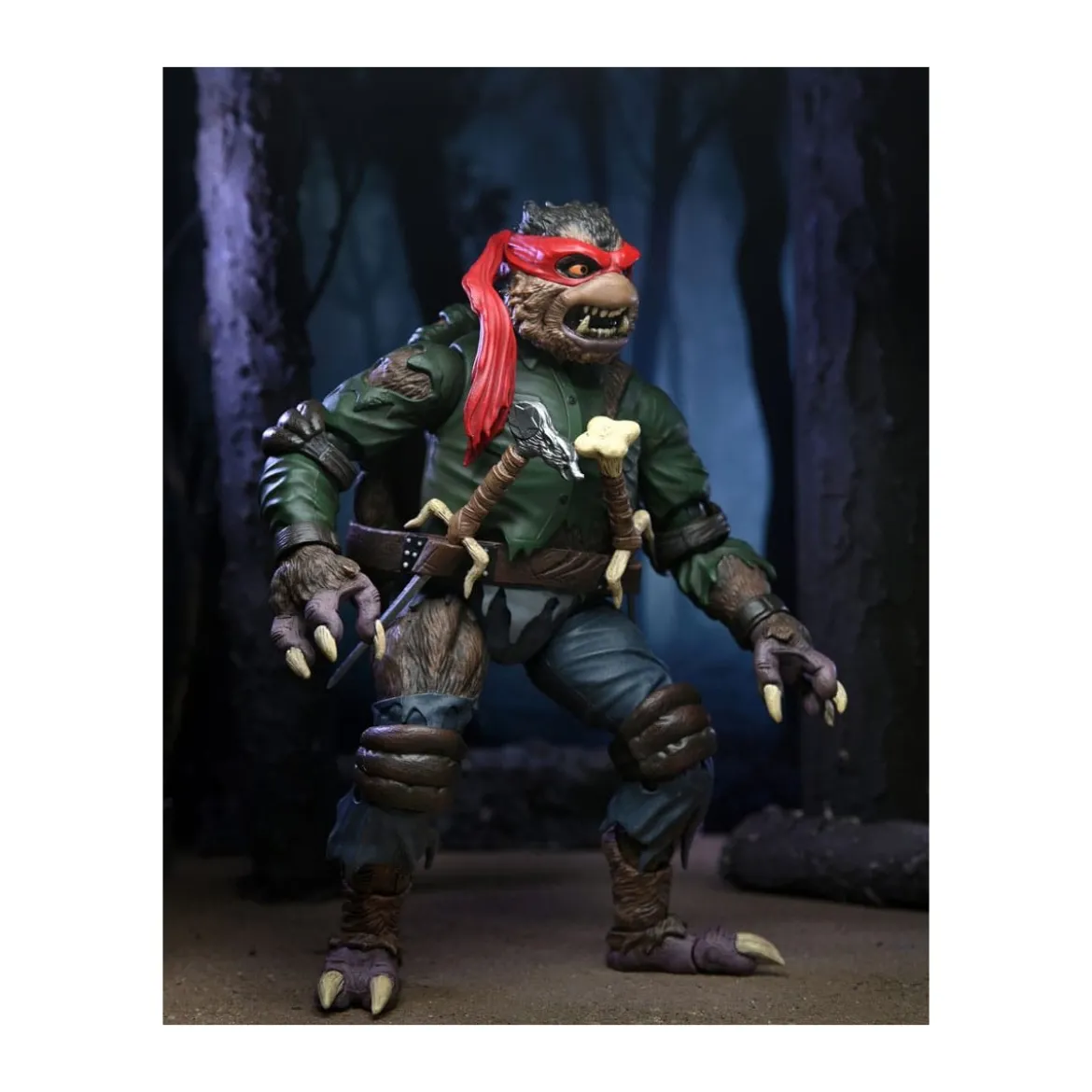 NECA - Ultimate Raphael as The Wolfman - Universal Monsters x TMNT