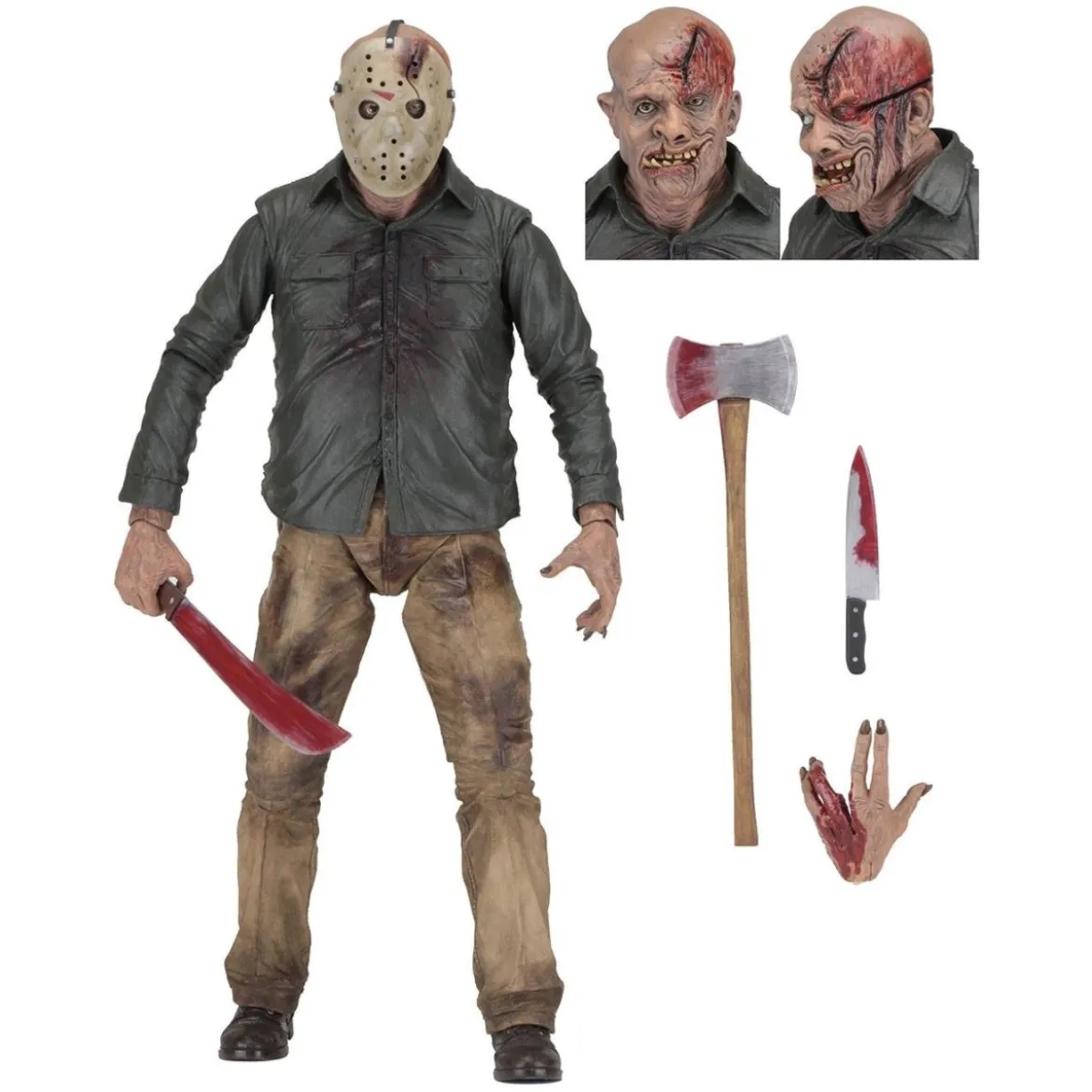 Neca Vendredi 13 : Chapitre final Part.4 - figurine 1/4 Jason - 46 cm