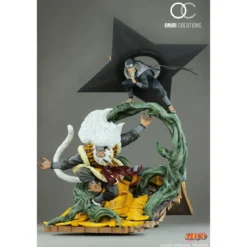 Oniri Creations - Naruto - Hiruzen Sarutobi & Enma - Sandaime Hokage – The Last Fight