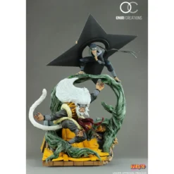 Oniri Creations - Naruto - Hiruzen Sarutobi & Enma - Sandaime Hokage – The Last Fight