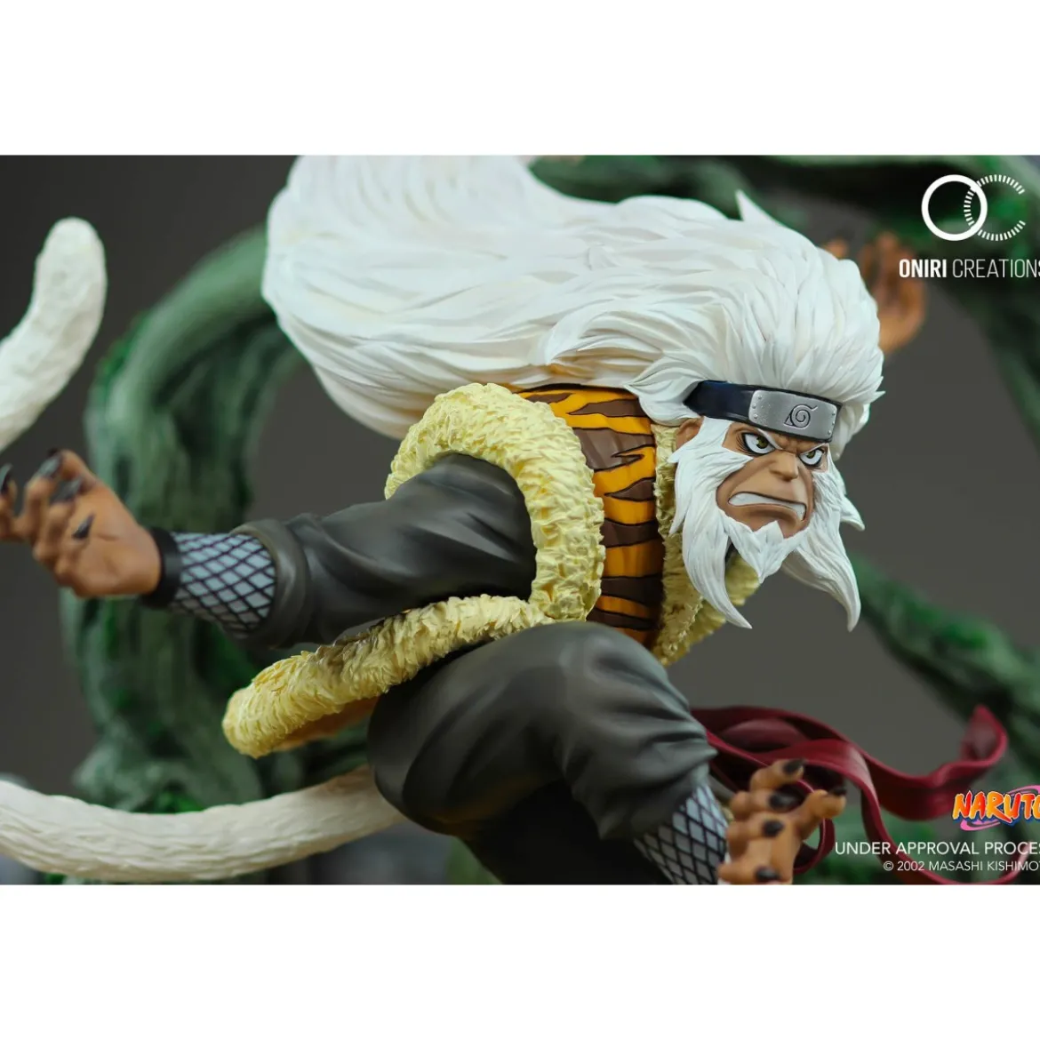 Oniri Creations - Naruto - Hiruzen Sarutobi & Enma - Sandaime Hokage – The Last Fight
