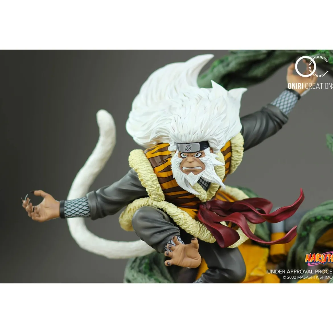 Oniri Creations - Naruto - Hiruzen Sarutobi & Enma - Sandaime Hokage – The Last Fight