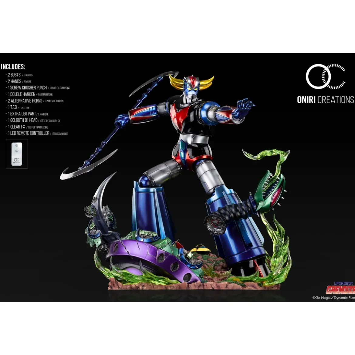 Oniri Creations - UFO ROBOT GRENDIZER VS GIRU GIRU - GOLDORAK