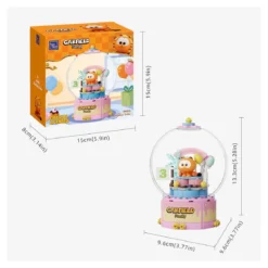 Pantasy - Garfield Crystal Ball Series - Garfield Birthday Cake (set a construire)