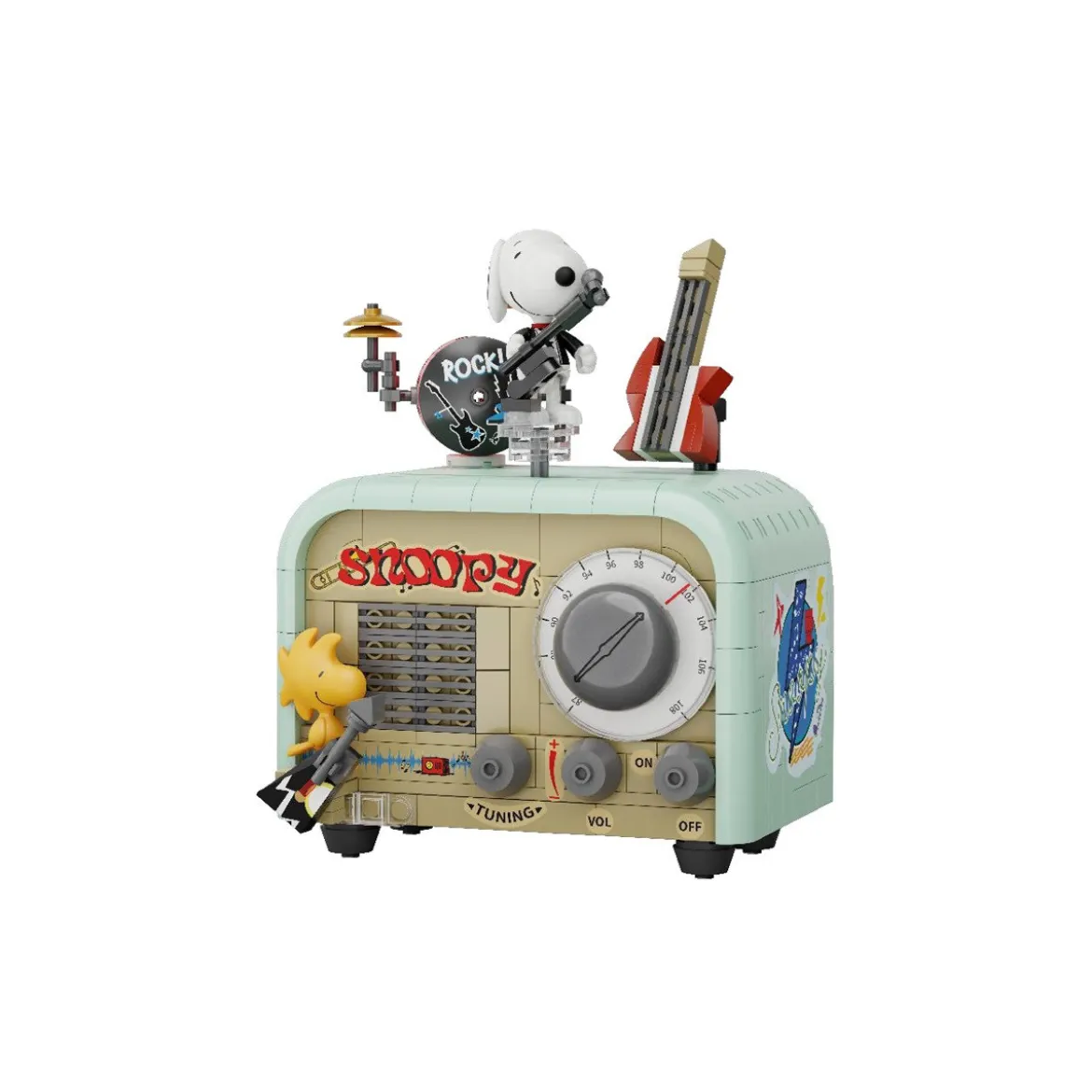 Pantasy - Snoopy Retro Time Poste Radio (set a construire)